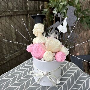 Graduation Themed Floral Arrangement